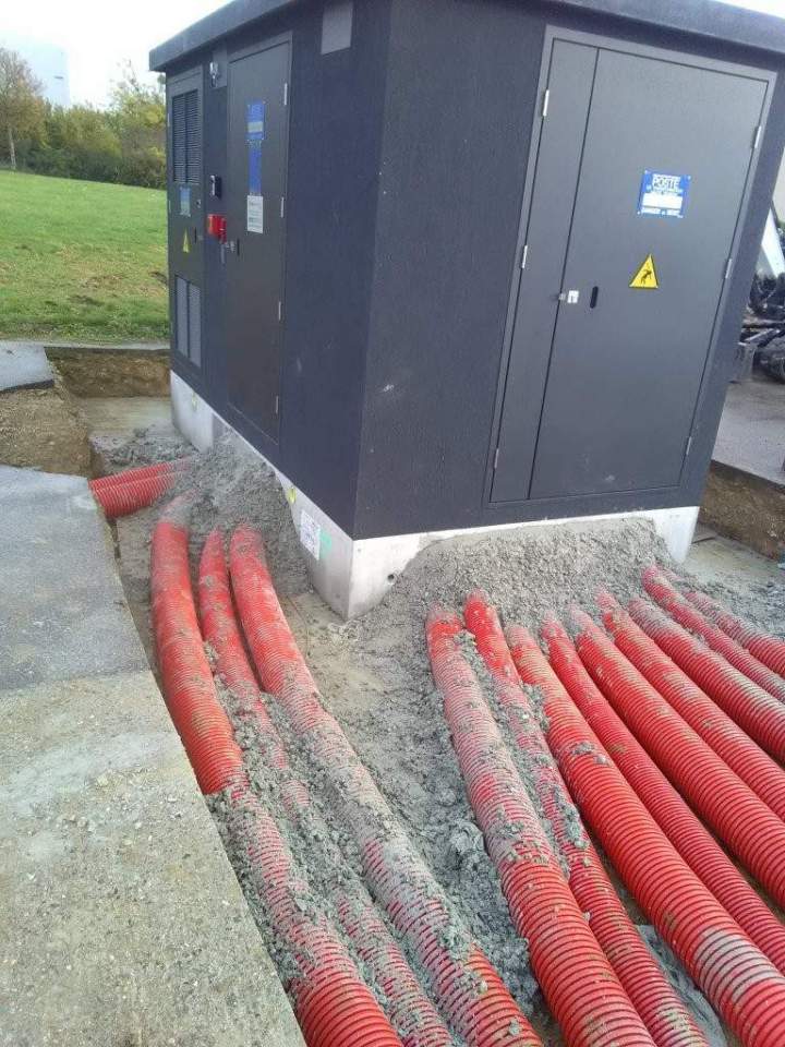 Terrassement pour implantation local électrique