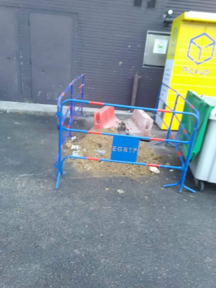 Chantier travaux de maintenance